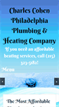 Mobile Screenshot of charlescohenplumbing.com